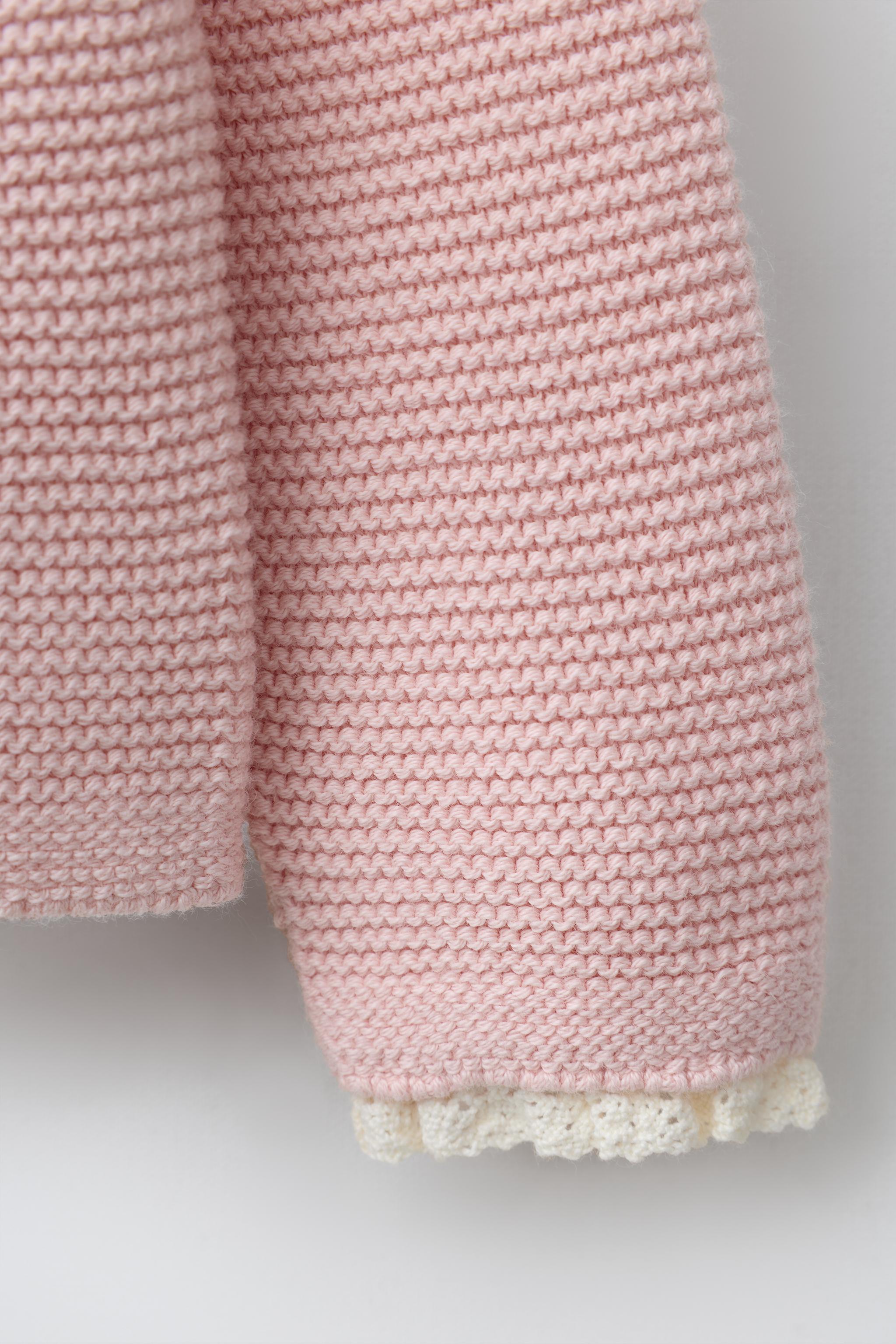 GILET EN MAILLE LINKS DENTELLE